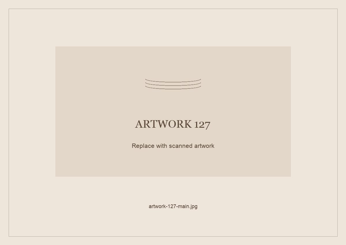 Numbered placeholder for Artwork 127; scanned artwork to come