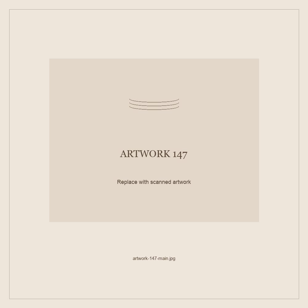 Numbered placeholder for Artwork 147; scanned artwork to come