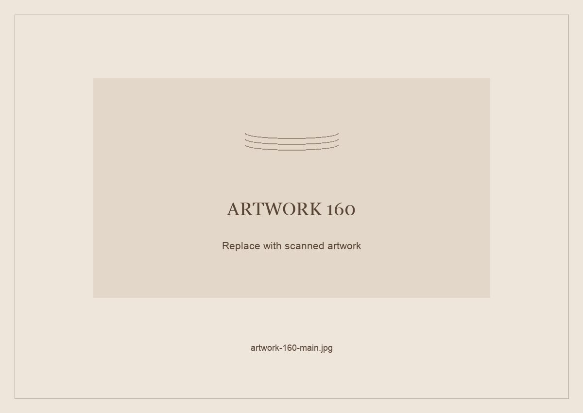 Numbered placeholder for Artwork 160; scanned artwork to come