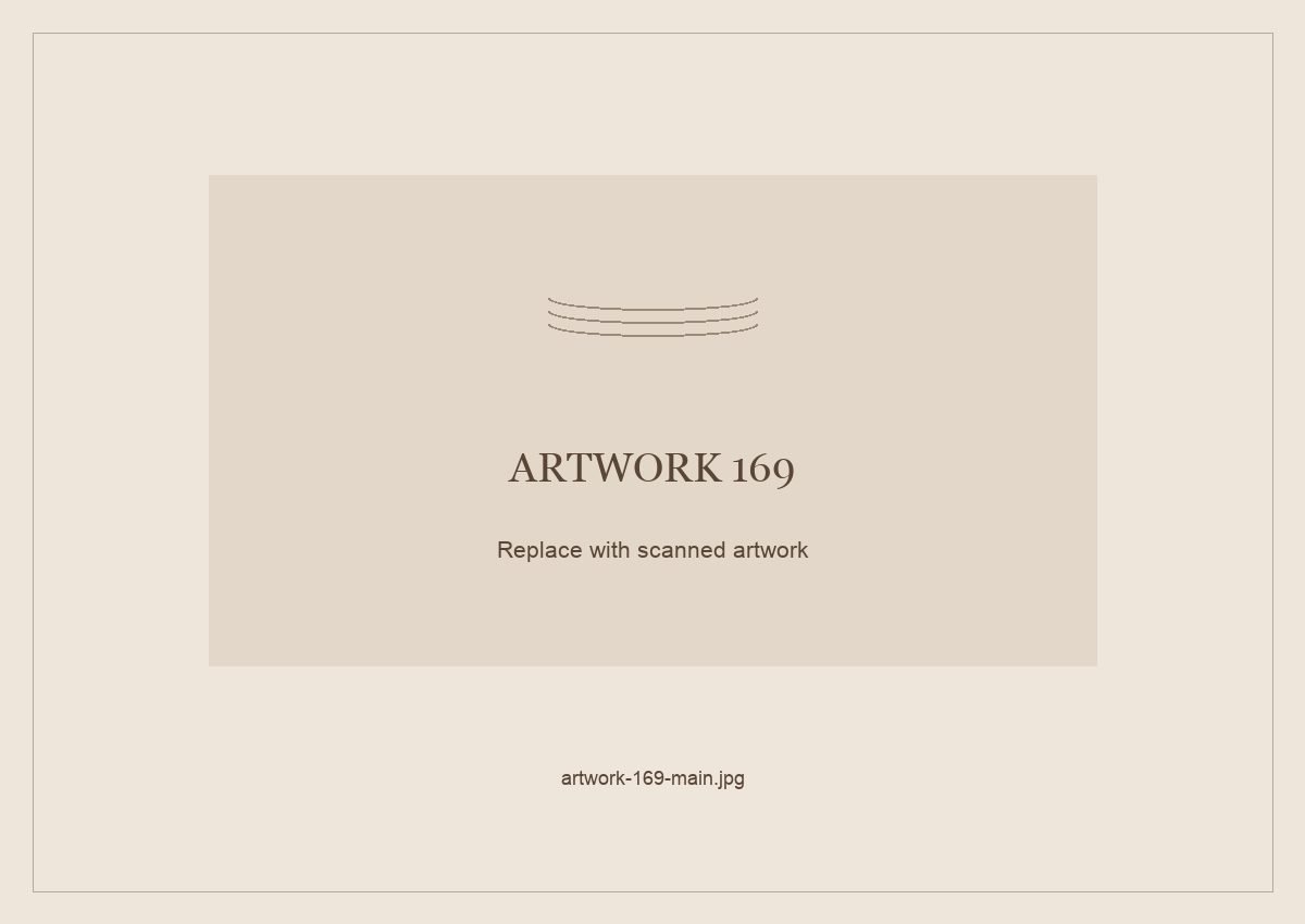 Numbered placeholder for Artwork 169; scanned artwork to come