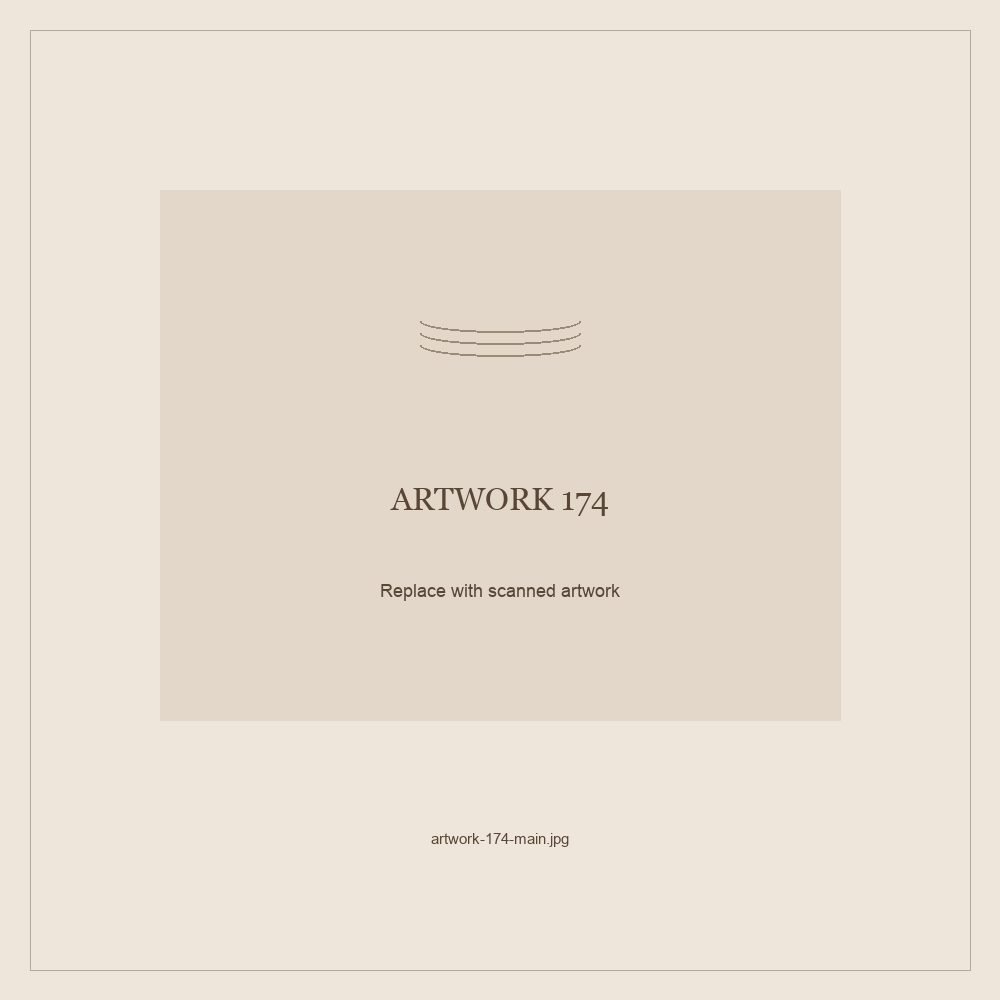 Numbered placeholder for Artwork 174; scanned artwork to come