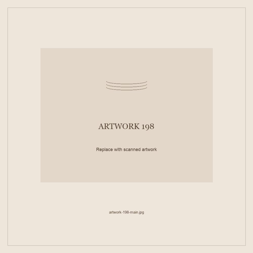 Numbered placeholder for Artwork 198; scanned artwork to come